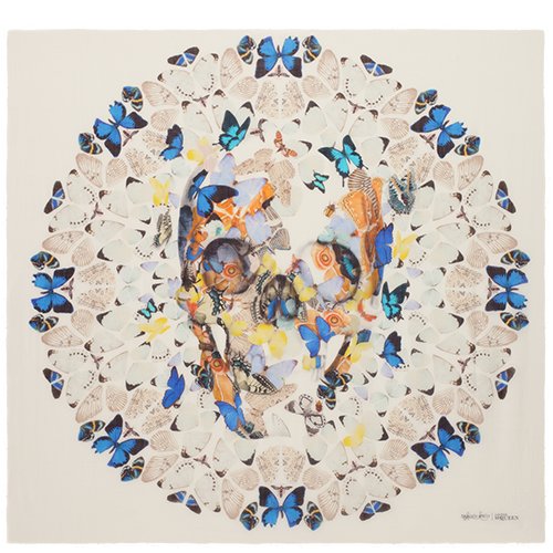 Alexander McQueen Damian Hirst Skull Butterfly Collaboration
